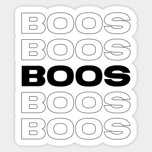 Boos - Fall Halloween Sticker